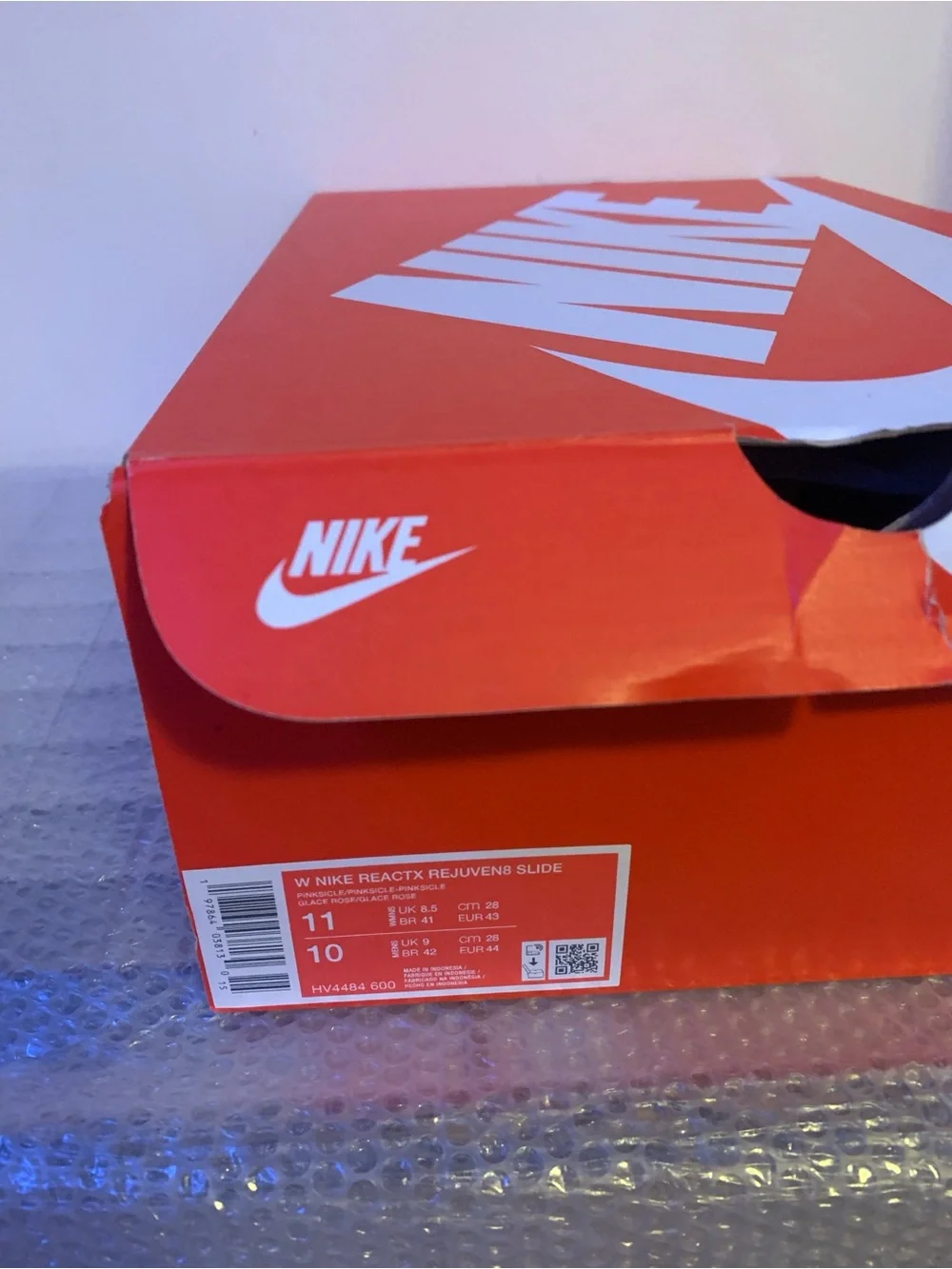 Nike Women's ReactX Rejuven8 Slide Pinksicle HV4484-600 - Women’s Size 11